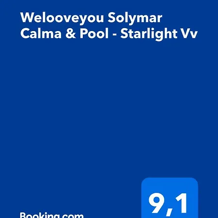 Welooveyou Solymar Calma & Pool - Starlight Vv קוסטה קלמה